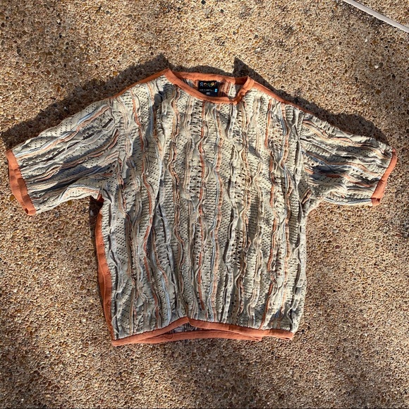 Coogi sweater short sleeve coogi T-shirt - Picture 1 of 2